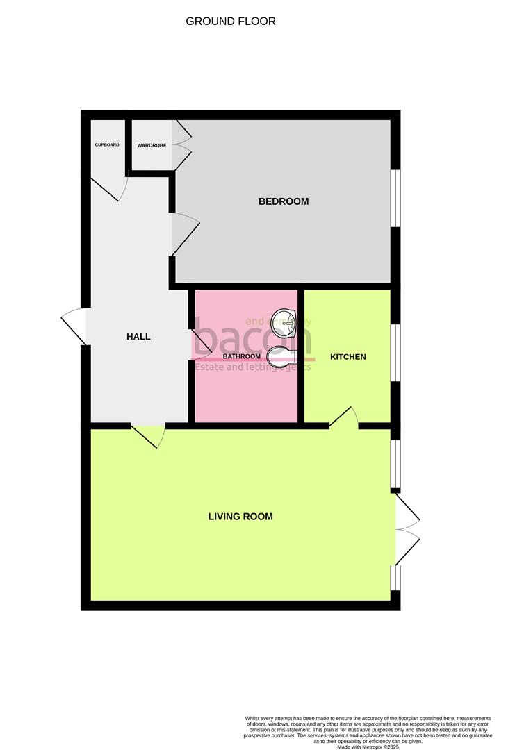Floor Plan | Flat - Retirement | Guardian Court, Rogate Road, Worthing, BN13 | Let Agreed